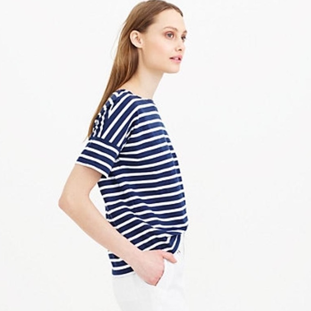 Sailor stripe tee by Saint James for J Crew